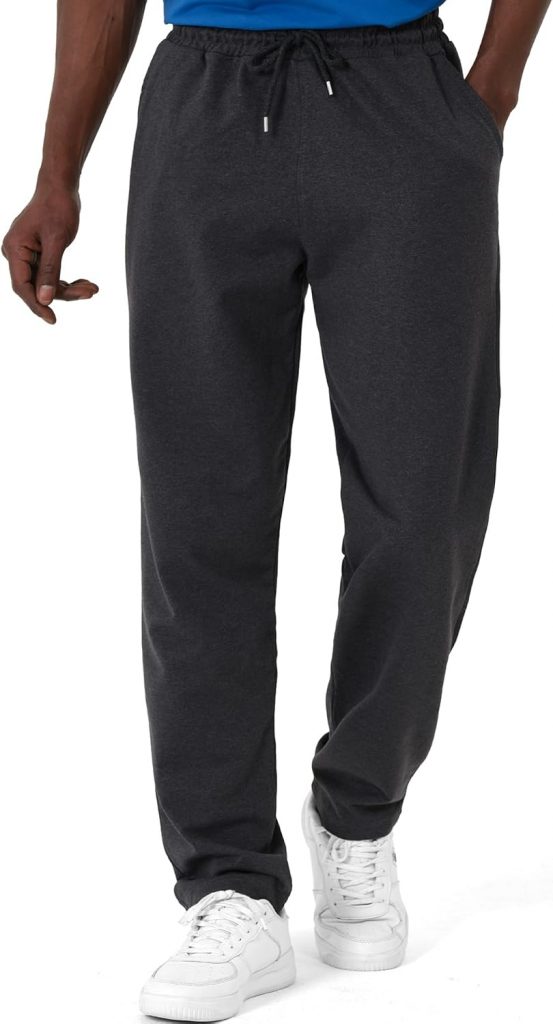 Jogginghose Herren – Sporthose Lang Baumwolle, Freizeithose Trainingshose, Sweatpants Jogger, Laufhose Breite Modern