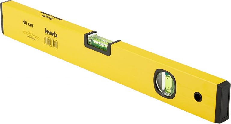 kwb Aluminium-Wasserwaage 40 cm, 0,5 mm/m Genauigkeit, Hoch präzise geschliffen, je 1 Horizontal und Vertikallibelle, Aluminium, Wasserwaage5,59€ statt 10,39€➡️ https://www.amazon.de/dp/B001BAWFN8/?tag=preisfehlerheute-21