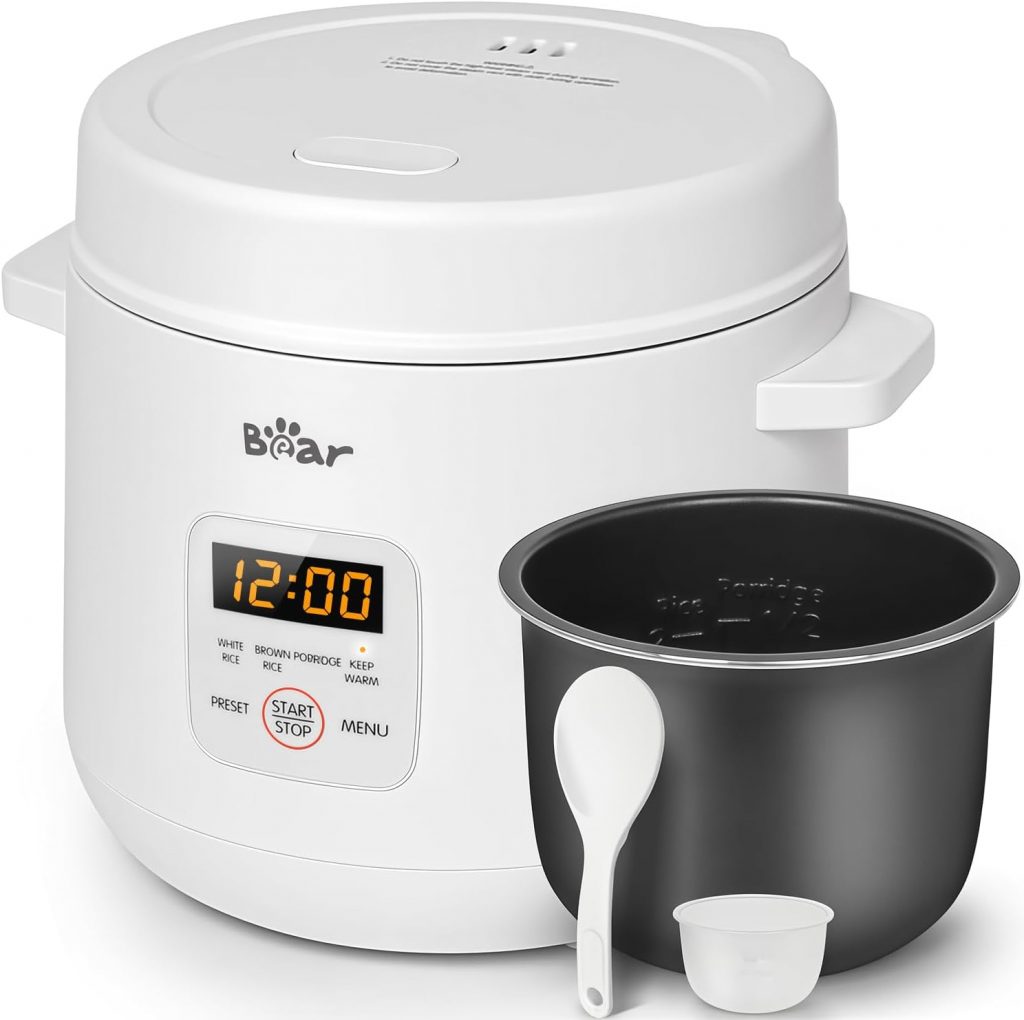 Bear Reiskocher 2-Tassen ungekocht, Multifunktioneller Pir$ate-Deals 300W Elektrischer Rice Cooker mit Warmhaltefunktion, voreingestellte Funktion Elektrischer Mini Rice Cooker,Weiß33.99 €⚡️ Blitzαngеbοt nutzеn (bеgгеnztеs Kοntingеnt)⏩️ https://www.amazon.de/PIRATE-DEALS.DE/dp/B0FLQ3DWCK?tag=preisfehlerheute-21