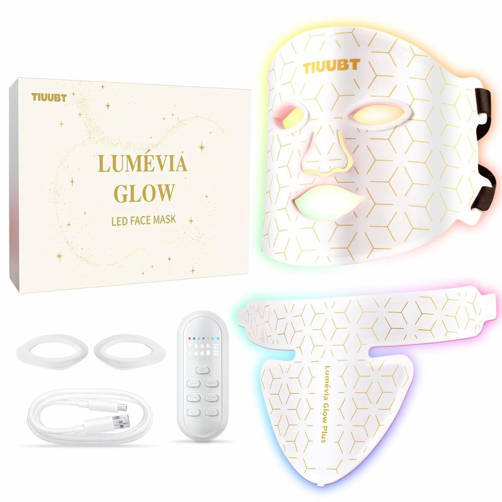 LED Maske Gesicht & Hals, Rotlicht Gesichtsmaske mit Nahinfrarot, Red Light Face Mask aus flexiblem Silikon, verstellbare Bänder für die Anwendung zu Hause (Weiß !PREISFEHLER.SHOP Premium)139.99 statt 169.99 €⏩️ https://www.amazon.de/PREISFEHLER.SHOP.DE/dp/B0G53R3Y99?tag=preisfehlerheute-21