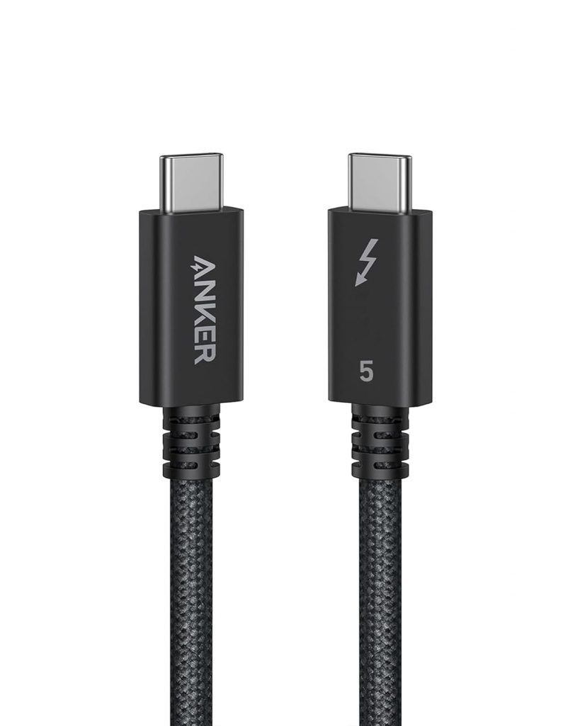 Anker Prime Thunderbolt 5 Kabel, 100cm USB-C auf USB-C Kabel, 240W Leistung, 80Gbps Datentransfer, Bis zu 120Gbps Bandbreite, 8K/4K Display, Für iPhone 16, MacBook, etc. (Thunderbolt 5 zertifiziert)31,99€ statt 45,99€➡️ https://www.amazon.de/dp/B0DXZCXK2C/?tag=preisfehlerheute-21