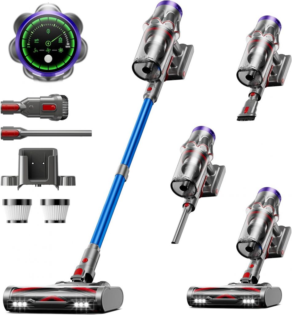 👑 Akku Staubsauger 50000Pa/600W/65Min, 1,8L Staubsauger Kabellos mit Staubabstreif-Funktion, Anti-Tangle-Bürste, 8-Fach-Filtration Akkustaubsauger Selbststehend für Teppiche/Tierhaare/Hartböden139,99€ statt 239,99€ – 42,0 🔥🚚 Verkauft von OuYangLinwei und Versand durch Amazon1,122 Bewertungen: 4.8 / 5.0 ⭐️⭐️⭐️⭐️⭐️🛒 zu Amazon https://www.amazon.de/dp/B0FBWCMZJD/?tag=preisfehlerheute-21