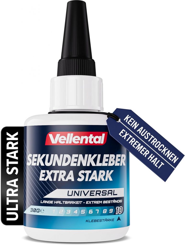 Sekundenkleber Gel Extra Stark universal – Superkleber wasserfest, hitzebeständig & mit Nadel Verschluss gegen Austrocknung – Alleskleber für Plastik, Kunststoff, Glas, Holz, Metall uvm.6,71€ statt 7,90€➡️ https://www.amazon.de/dp/B0CP115NXJ/?tag=preisfehlerheute-21