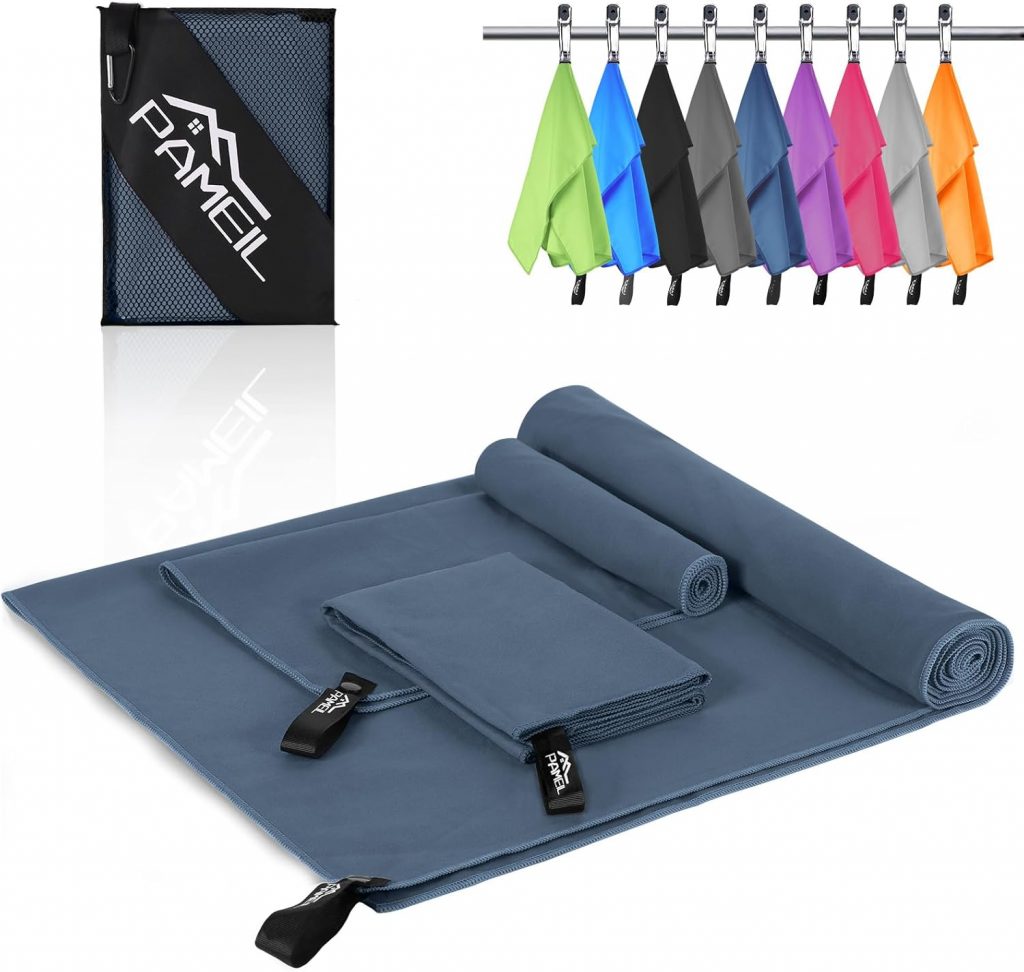 Pameil Mikrofaser Handtuch 3er Set (160x80cm Groß Badetuch +2 Stück 80x40cm Klein Handtuch), Reisehandtuch Schnelltrocknend Microfaser Handtücher für Fitness Sauna Pirate-:Deals11.89 €⏩️ https://www.amazon.de/PIRATE-DEALS.DE/dp/B0CK6JHR1Z?tag=preisfehlerheute-21