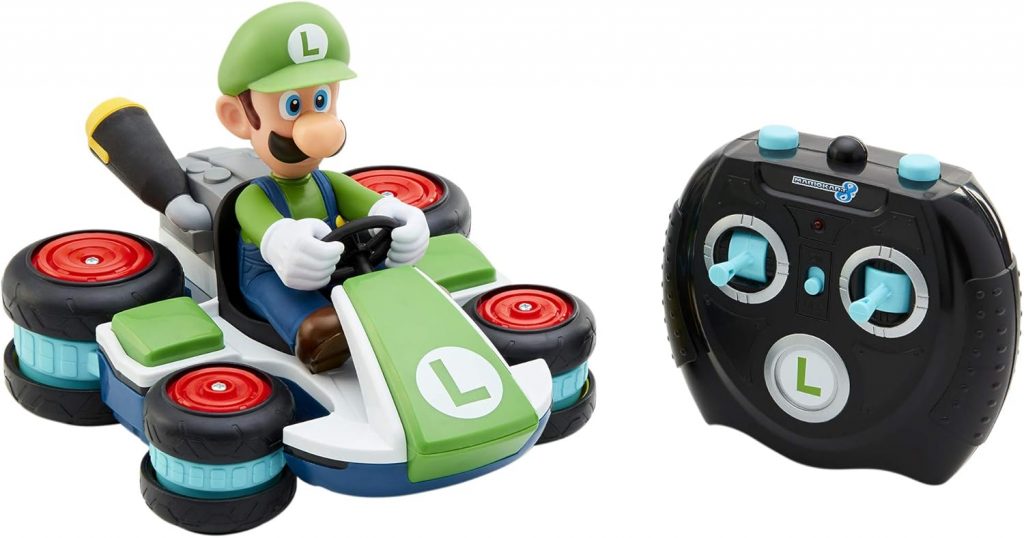 👑 Nintendo Super Mario Luigi Kart Mini Anti-Gravity RC Racer 2,4 GHz, mit voll funktionsfähiger Lenkung für 360° Drehungen, Schwünge und Drifts! – Bis zu 30 m Reichweite – Für Kinder ab 4 Jahren28,42€ statt 45,84€ – 39,0 🔥🚚 Verkauft durch Amazon und Versand durch Amazon11,506 Bewertungen: 4.1 / 5.0 ⭐️⭐️⭐️⭐️🛒 zu Amazon https://www.amazon.de/dp/B07J3G2F9H/?th=1&tag=preisfehlerheute-21#038;psc=1&tag=preisfehlerheute-21
