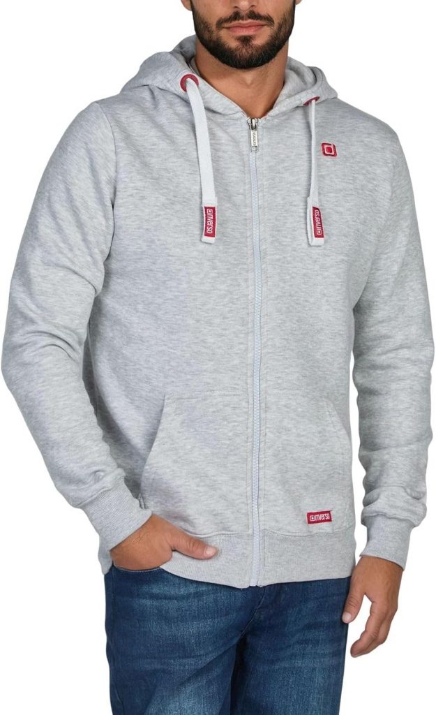 riverso Sweatjacke Herren mit Kapuze Reißverschluss Regular Fit RIVNoah Kapuzenjacke Hoodie Kapuzenpullover Grau S, Größe:S, Farbe:Grey Melange Standard 1 (23200)24,99€ statt 39,99€➡️ https://www.amazon.de/dp/B07YCCSTWL/?tag=preisfehlerheute-21