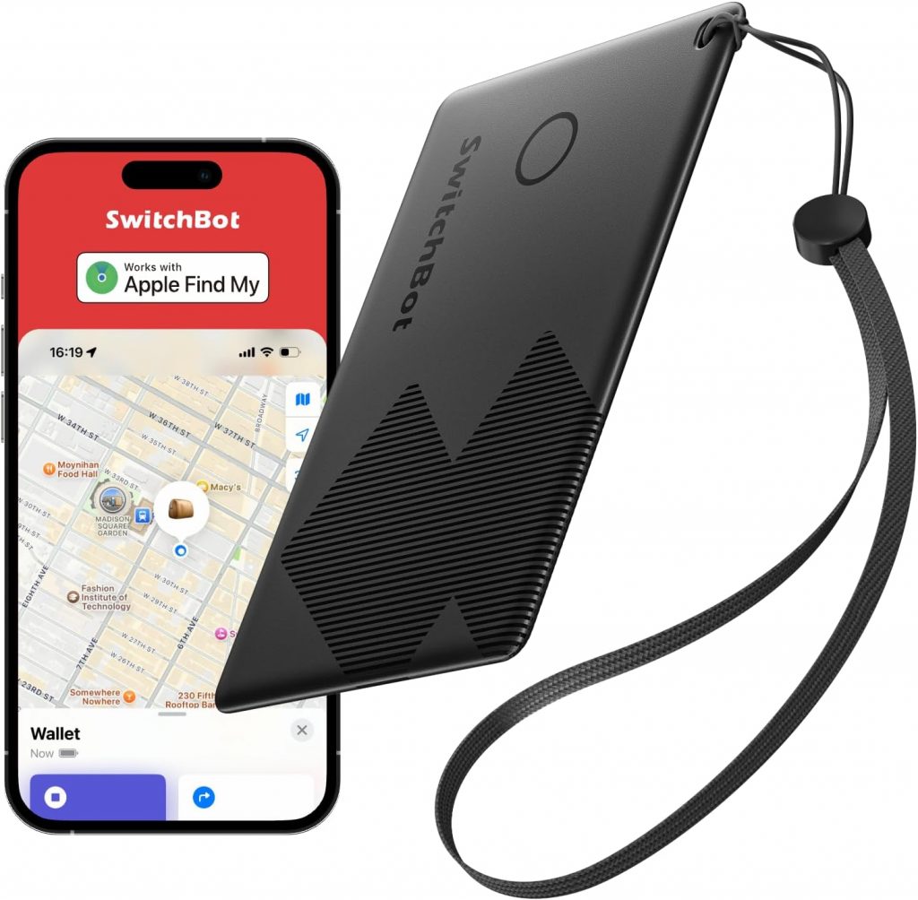 SwitchBot Geldbörsen Tracker Karte, Smart AirTag Karte kompatibel mit Apple Find My(Funktioniert Nicht mit Android), Tracker bis zu 3 Jahre Batterielaufzeit(Nicht wiederaufladbar), Wasserdicht IP6712,99€ statt 24,99€➡️ https://www.amazon.de/dp/B0D8KSJCFK/?tag=preisfehlerheute-21