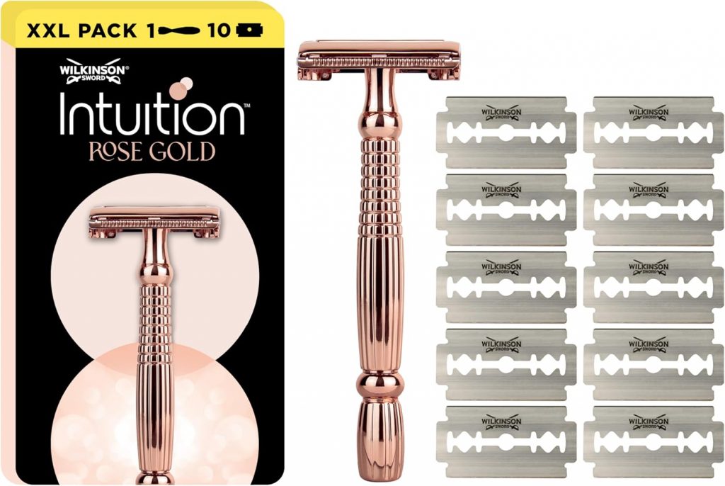 🤴 Wilkinson Sword Intuition Roségold Damenrasierer für die alltägliche Pflege, 1 wiederverwendbarer Rasierer und 10 Klingen14,95€ statt 24,99€ – 41,0 🔥🚚 Verkauft durch Amazon und Versand durch Amazon525 Bewertungen: 4.4 / 5.0 ⭐️⭐️⭐️⭐️🛒 zu Amazon https://www.amazon.de/dp/B0B2X2LM9W/?th=1&tag=preisfehlerheute-21#038;psc=1&tag=preisfehlerheute-21