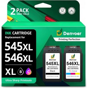 Denvoer PG-545XL CL-546XL Ersatz für Canon Druckerpatronen 545 546 XL Multipack Kompatibel für Canon Pixma TS3350 TS3450 TS3451 TS3452 TS3351 TS3150 TR4550 TR4650 MX495(Schwarz, Farbe)28,20€ statt 33,99€➡️ https://www.amazon.de/dp/B0F6XYYS1D/?tag=preisfehlerheute-21
