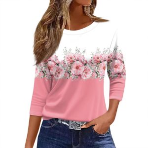 SCBFDI Funktionsshirt Damen 3/4 Arm Rundhals Sommer Tshirt Leichte Einfarbig Oberteil Basic Tops Dreiviertel L&auml;nge &Auml;rmel Blusen, 𝘾𝙤𝙪𝙥𝙤𝙣𝙨 𝘼𝙢𝙖𝙯𝙤𝙣 𝘼𝙣𝙜𝙚𝙗𝙤𝙩𝙚 𝙋𝙧𝙞𝙢𝙚 Rosa 2XL14,39&euro; ➡️ https://www.amazon.de/dp/B0F7Y241VK/?tag=preisfehlerheute-21