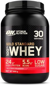 Optimum Nutrition Gold Standard 100% Whey, Proteinpulver, Geschmack Delicious Strawberry, 900g, 30 Portionen34,99&euro; statt 44,99&euro;➡️ https://www.amazon.de/dp/B000GIURIQ/?tag=preisfehlerheute-21