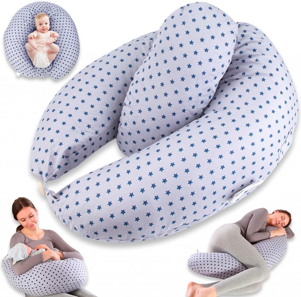 Chilling Home 2 in 1 Stillkissen XXL Schwangerschaftskissen Seitenschläferkissen für Baby,Pregnancy Pillow mit Innenkissen and Baumwoll Stillkissenbezug,Kissen Schwangerschaft Stillkissen(Blau)32,99€ ➡️ https://www.amazon.de/dp/B0BW8FML78/?tag=preisfehlerheute-21