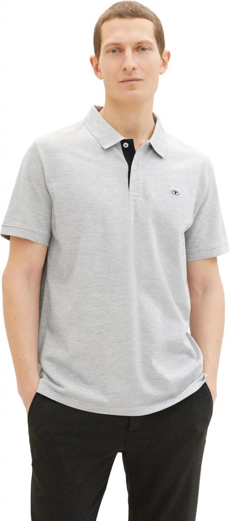 TOM TAILOR Herren Basic Piqué Poloshirt