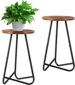 HDANI 50cm Rund Pflanzenst&auml;nder 2 set,H&ouml;lzern Blumenregal Metall Pflanzenregal,Modernes Regal f&uuml;r Zimmerpflanzen f&uuml;r Wohnzimmer, Balkon und B&uuml;ro,Schwarz Rustikales Braun15,99&euro; ➡️ https://www.amazon.de/dp/B0FKMXD3QT/?tag=preisfehlerheute-21