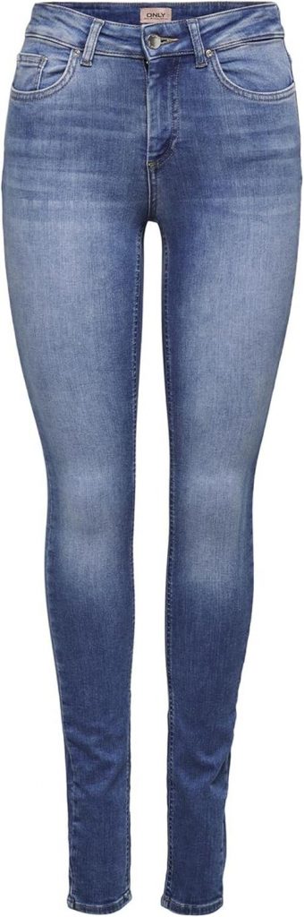ONLY Women's Onlblush Life Mid Sk DNM Rea1099 Noos Jeans