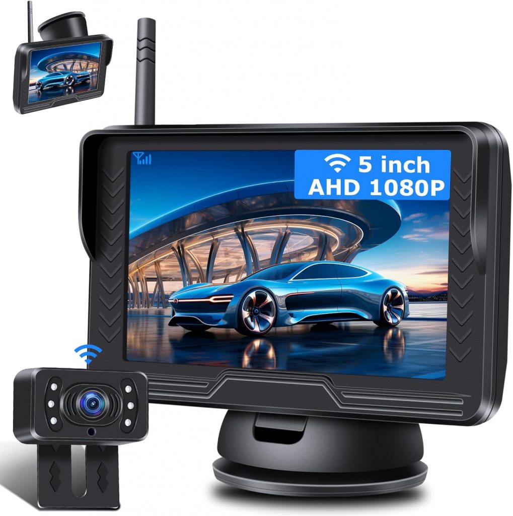 👑 【Stabiles Bild】 AHD 1080P Rückfahrkamera Kabellos, Rückfahrkamera Funk mit 5 Zoll Rückfahr.Kamera Monitor 6 LED Drahtlose Rückfahr.Kamera Auto Super Nachtsicht 170° Weitwinkel für DC 12V Auto SUV LKW56,20€ statt 76,98€ – 28,0 🔥🚚 Verkauft von YDtech und Versand durch Amazon188 Bewertungen: 3.9 / 5.0 ⭐️⭐️⭐️⭐️🛒 zu Amazon https://www.amazon.de/dp/B0CQLXR85T/?tag=preisfehlerheute-21
