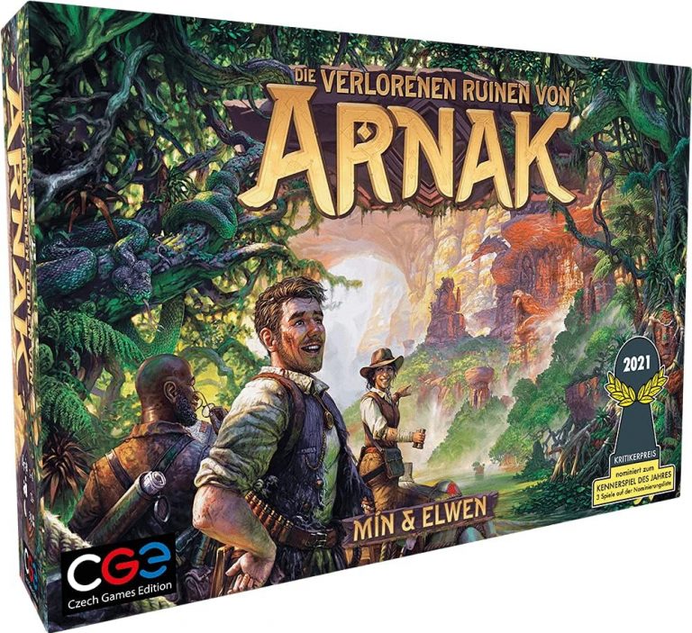 Czech Games Edition Die verlorenen Ruinen von Arnak - Abenteuerliches Brettspiel mit innovativen Spielmechaniken - Unterhaltsames Kennerspiel mit hohem Wiederspielwert - Deutsch - 1-4 Spieler46,46€ statt 59,95€➡️ https://www.amazon.de/dp/B08QRR876J/?tag=preisfehlerheute-21