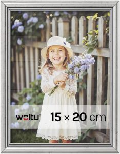 WOLTU Bilderrahmen 15x20, Fotorahmen aus Massivholz und PS-Platte, Holzrahmen mit Passepartout, zum vertikalen oder horizontalen Aufh&auml;ngen/Aufstellen, Posterrahmen Collage Wanddeko, Silber5,69&euro; statt 11,29&euro;➡️ https://www.amazon.de/dp/B00AK3QT84/?tag=preisfehlerheute-21