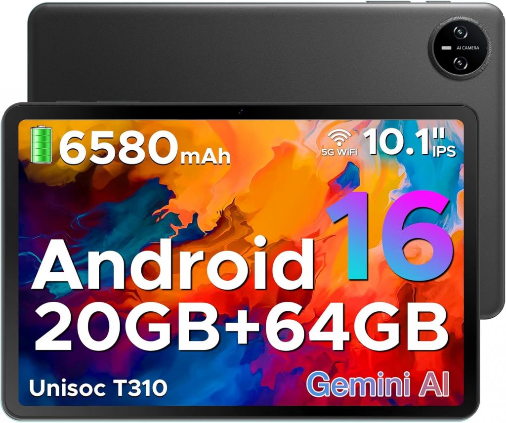 DOOGEE Tab A9 Tablet 10 Zoll Android 16, 20GB RAM+64GB ROM(TF 2TB) Gaming Tablet, Gemini AI, Pirat$e-Deals 6580mAh, Unisoc T310, Dual Speaker, 5G WiFi, 8MP Kamera, Bluetooth 5.0, Face ID, 3.5mm Kopfhöreranschluss79.98 statt 129.99 €⏩️ https://www.amazon.de/PREISFEHLER.SHOP.DE/dp/B0FMYFVFDJ?tag=preisfehlerheute-21