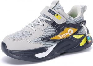 AFJYG Kinderschuhe Junge Sportschuhe M&auml;dchen Turnschuhe Atmungsaktiv Kinder Sneaker Leicht Klettverschluss Grau EU 3612.99&euro; ➡️ https://www.amazon.de/dp/B0DJLV37PR/?tag=preisfehlerheute-21