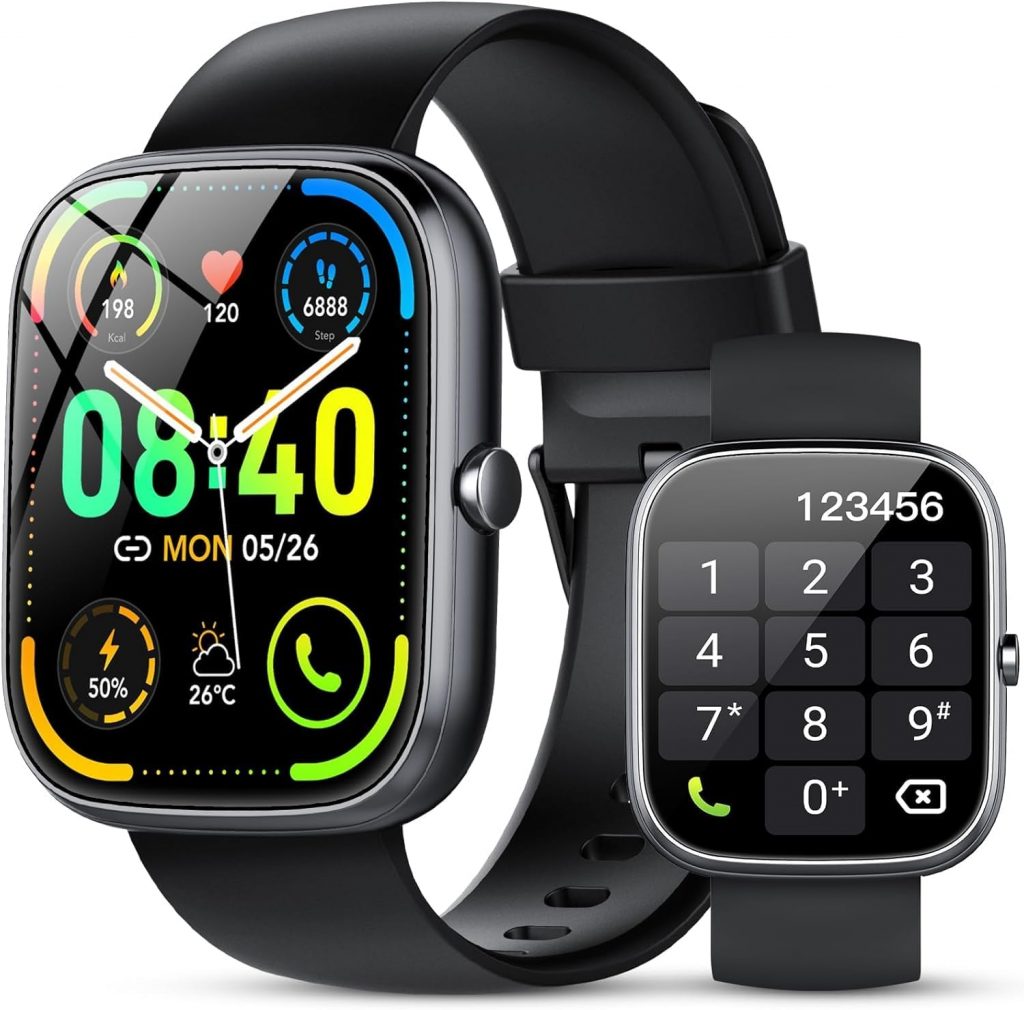 taopodo Smartwatch Herren Damen, 1,91" HD Touch Smart Watch mit Telefonfunktion, 115+Sportmodi Sportuhr, IP68 Fitness Tracker mit Herzfrequenz SpO2 Schlafmonitor Schrittzähler für Android iOS28,99€ statt 29,99€➡️ https://www.amazon.de/dp/B0G47SLF2K/?tag=preisfehlerheute-21