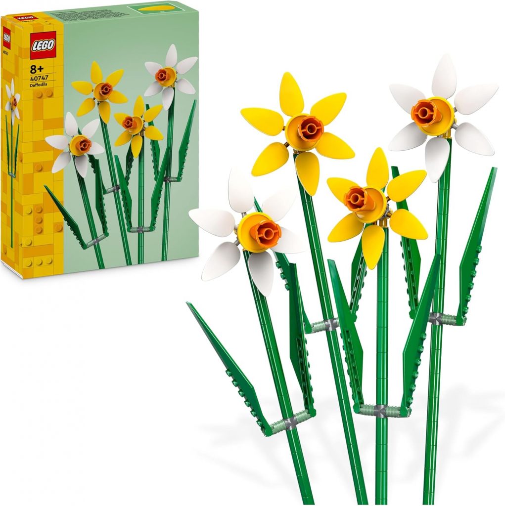 🤴 LEGO Botanicals Narzissen – Kunstblumen für Kinder- Blumenstrauß als Zimmer- oder Schreibtischdeko – Geschenke für Mädchen und Jungen – Botanik Kollektion 407479,99€ statt 14,99€ – 34,0 🔥🚚 Verkauft durch Amazon und Versand durch Amazon2,100 Bewertungen: 4.8 / 5.0 ⭐️⭐️⭐️⭐️⭐️🛒 zu Amazon https://www.amazon.de/dp/B0CFW1X158/?tag=preisfehlerheute-21