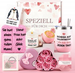 TUZELIYA Valentinstagsgeschenk f&uuml;r sie - Rosa 9-tlg. Spa Selfcare Valentinstagsgeschenk f&uuml;r Frauen, Wellness Geschenkset, Ich Liebe Dich Geschenkidee f&uuml;r Frauen, Besondere Valentinstag Geschenke12.99&euro; statt 29.99&euro;➡️ https://www.amazon.de/dp/B0G28T4BH3/?tag=preisfehlerheute-21