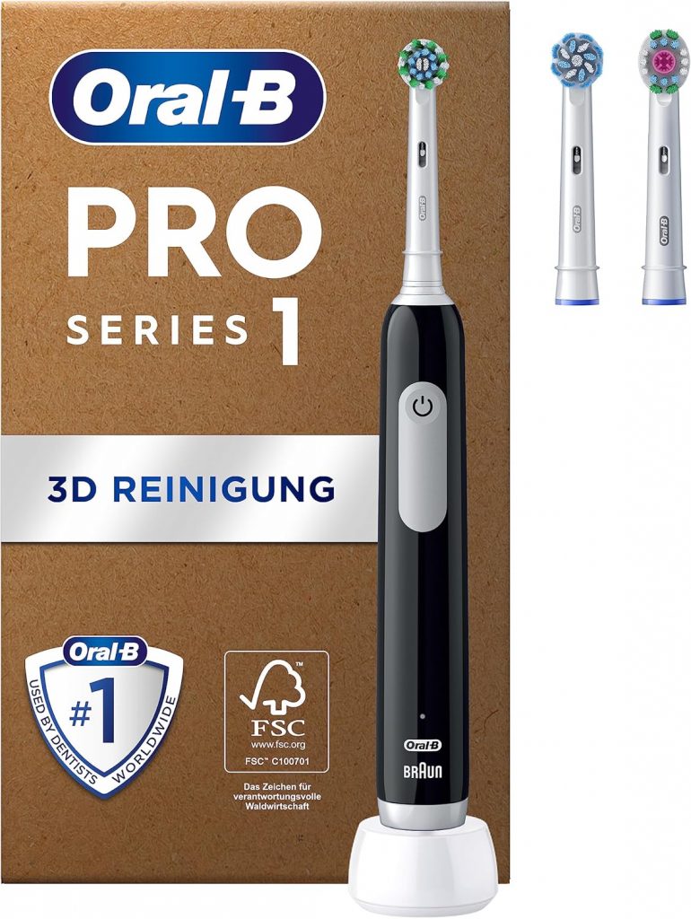 Oral-B Pro Series 1 Plus Edition Elektrische Zahnbürste — Electric Toothbrush, Inkl. 3 Aufsteckbürsten, 3 Putzmodi für Zahnpflege — Pirat:e-Deals Designed by Braun, SchwarzАb 37.99 statt 60.00 €⏩️ https://www.amazon.de/PIRATE-DEALS.DE/dp/B097JWGZ67?tag=preisfehlerheute-21