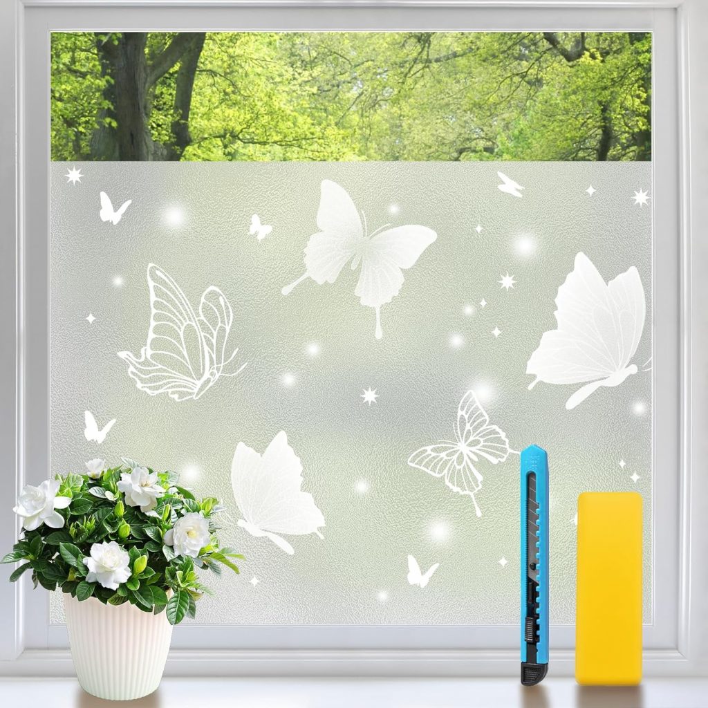 👑 Niviy Fensterfolie Blickdicht Schmetterling Sichtschutzfolie Fenster Selbstklebend 105x200cm Milchglasfolie Statisch Haftend Nachts Privatsphäre Schutz Anti-UV Dekofolie für Bad Küche Büro Glastüren💰 nur 31,99🚚 Verkauft von Kaidishi-EU und Versand durch Amazon115 Bewertungen: 4.4 / 5.0 ⭐️⭐️⭐️⭐️🛒 https://www.amazon.de/dp/B0F5WLKZJP/?th=1&tag=preisfehlerheute-21#038;psc=1&tag=preisfehlerheute-21