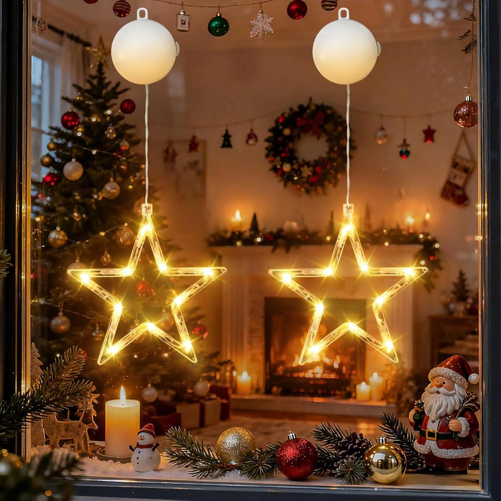 👑 HELESIN LED Sterne Weihnachtsbeleuchtung 2 Stück, Timer 2 Modi Weihnachtsdeko Fenster Lichter, Saugnapf Lichterkette Fenster mit Batteriebetrieb, Stern Beleuchtet für Fest Hochzeit Weihnachten Deko7,98€ statt 10,99€ – 28,0 🔥🚚 Verkauft von Helesin und Versand durch Amazon1,349 Bewertungen: 4.4 / 5.0 ⭐️⭐️⭐️⭐️🛒 zu Amazon https://www.amazon.de/dp/B0CTK5GKGT/?th=1&tag=preisfehlerheute-21#038;psc=1&tag=preisfehlerheute-21