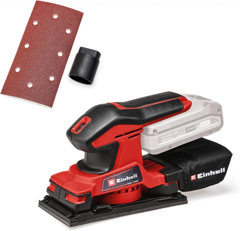 🤴 Einhell Akku-Schwingschleifer TC-OS 18/187 Li Solo Power X-Change (Lithium-Ionen, Micro-Klett, Griffflächen mit Softgrip, inkl. 1x Schleifpapier, ohne Akku und Ladegerät)40,49€ statt 60,95€ – 34,0 🔥🚚 Verkauft durch Amazon und Versand durch Amazon815 Bewertungen: 4.7 / 5.0 ⭐️⭐️⭐️⭐️⭐️🛒 zu Amazon https://www.amazon.de/dp/B08D6W48K8/?tag=preisfehlerheute-21