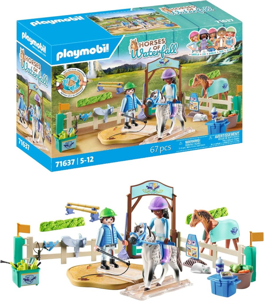 🤴 PLAYMOBIL Horses of Waterfall 71637 Moderne Reitschule, inklusive beweglicher Longierplatte, Pferd und umfangreichem Reitzubehör, nachhaltiges Spielzeug für Kinder ab 5 Jahren17,19€ statt 29,99€ - 43,00 % 🔥🚚 Verkauft und Versand durch Dittmeier1,299 Bewertungen: 4.6 / 5.0 ⭐️⭐️⭐️⭐️⭐️🛒 zu Amazon https://www.amazon.de/dp/B0D1Y23DQQ/?amp%3Btag=preisfehlerheute-21&%3Bamp%3Bth=1&%3Bamp%3Bpsc=1&tag=preisfehlerheute-21