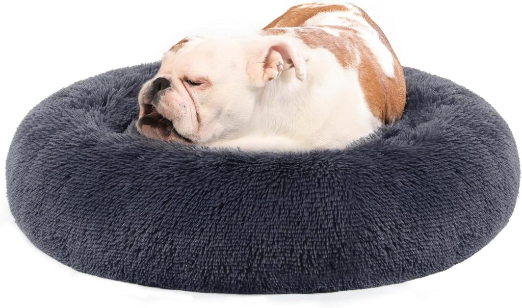 Feandrea Hundebett flauschig, Katzenbett, Donut Kissen, waschbar, Polsterung in der Mitte herausnehmbar, Pirat:e-Deals Langer Plüsch, 80 cm Durchmesser, dunkelgrau PGW040G02Аb 24.99 statt 36.99 €⏩️ https://www.amazon.de/PREISFEHLER.SHOP.DE/dp/B08FY87WKK?tag=preisfehlerheute-21