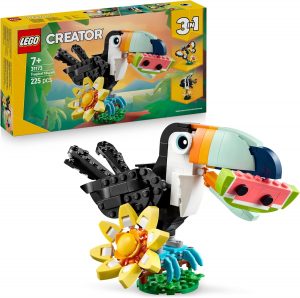 LEGO Creator Wilde Tiere: Tropischer Tukan - 3-in-1-Spiel Tier verwandelt Sich in Schmetterling Minifigur oder Fisch - Kreatives Spielzeug - Geschenk für Mädchen und Jungen ab 7 Jahren 311738,99€ statt 14,99€⚡️ Blitzangebot nutzen➡️ https://www.amazon.de/dp/B0DWDZ44TK/?tag=preisfehlerheute-21