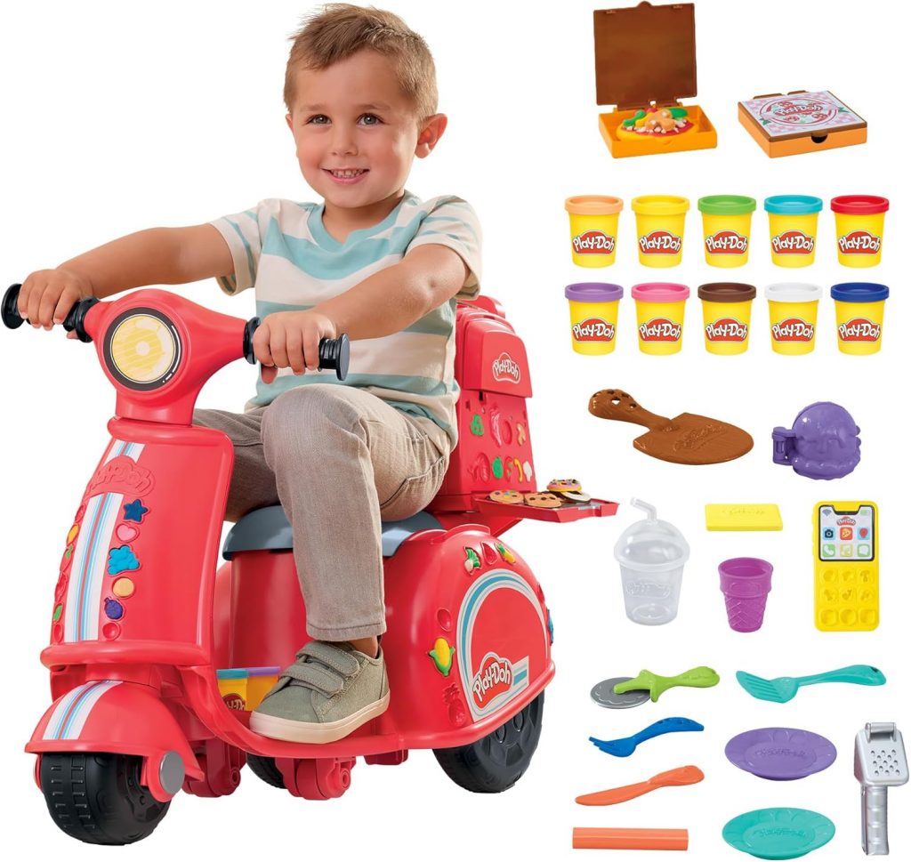 Play-Doh Pizza-Lieferspaß, Scooter und Spielküche, 10 Dosen Knetmasse zum Pizza Backen, Bastel-Set inklusive vieler Accessoires und Werkzeuge, kreative für Kinder ab 3 Jahren69,95€ statt 99,99€➡️ https://www.amazon.de/dp/B0CFS2B938/?tag=preisfehlerheute-21