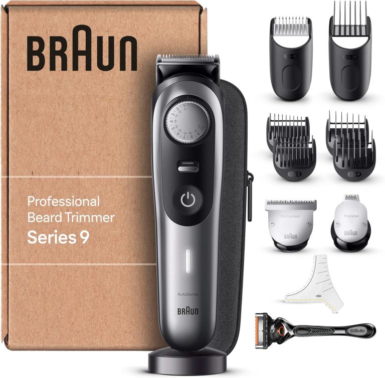 🤴 Braun Barttrimmer Series 9, Elektrischer Bartschneider Herren mit 11 Barber-Tools, Ultrascharfe ProBlade Klinge, 180 Min Akkulaufzeit, Kabelloser Bartrasierer, 40 Längen, Wasserdicht, BT9440, Chrom84,90€ statt 159,99€ - 47,00 % 🔥🚚 Verkauft von Mega dealings und Versand durch Amazon1,787 Bewertungen: 4.4 / 5.0 ⭐️⭐️⭐️⭐️🛒 zu Amazon https://www.amazon.de/dp/B0CVFRTBK4/?amp%3Btag=preisfehlerheute-21&amp%3Bth=1&amp%3Bpsc=1&tag=preisfehlerheute-21