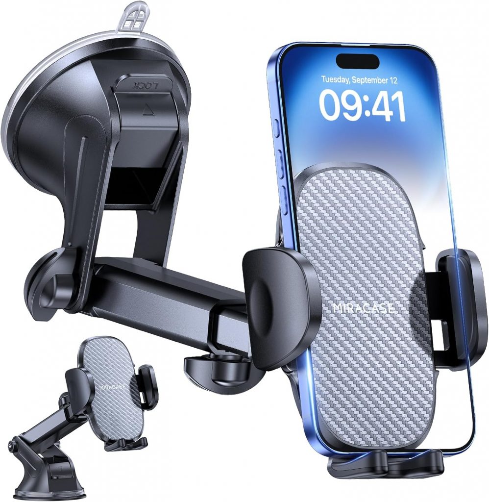 👑 Miracase Handyhalterung Auto[Verbesserter Saugnapf] Handyhalter fürs Auto 360° Drehbar, Armaturenbrett Windschutzscheibe KFZ Handy Halterung für iPhone Galaxy Alle Smartphones11,89€ statt 13,99€ – 16,0 🔥🚚 Verkauft durch Amazon und Versand durch Amazon37,676 Bewertungen: 4.4 / 5.0 ⭐️⭐️⭐️⭐️🛒 zu Amazon https://www.amazon.de/dp/B0DHJSBGTT/?th=1&tag=preisfehlerheute-21#038;psc=1&tag=preisfehlerheute-21