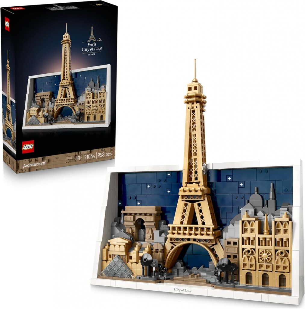 LEGO Architecture Paris – Stadt der Liebe 3D Puzzle – Wanddeko als Bastelset zum…