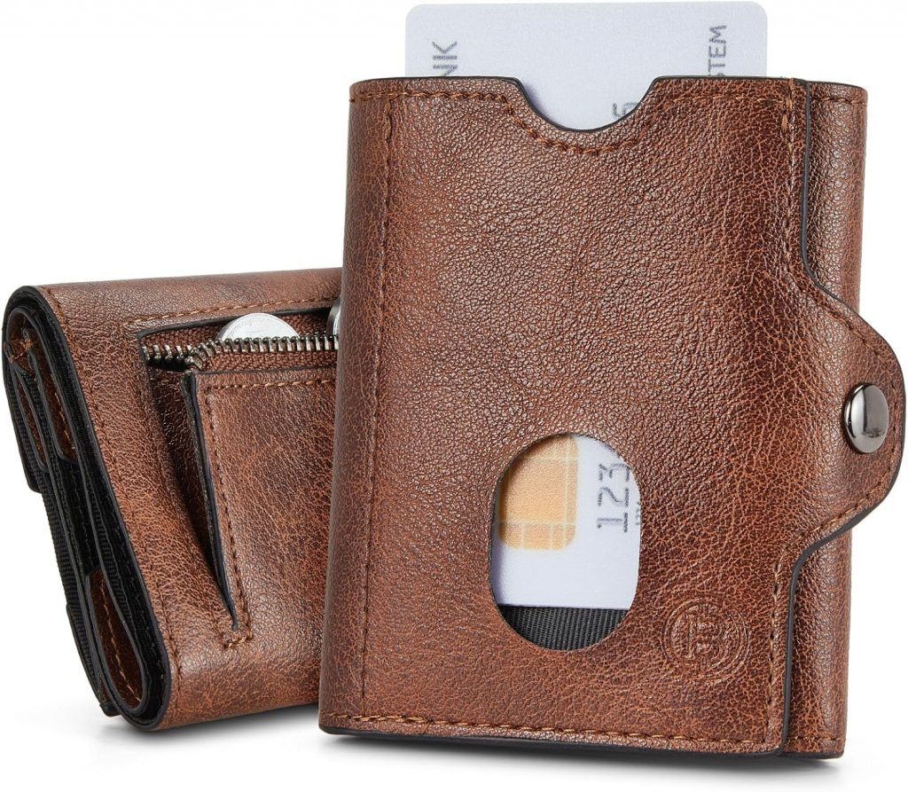 BOSTANTEN Geldbörse Herren, Slim Wallet mit Münzfach für Herren & Damen, RFID-Schutz Kartenetui Kreditkartenetui, Klein Portemonnaie Mini Smart Wallets for Men,Braun4.79€ ➡️ https://www.amazon.de/dp/B0D7HNJV76/?tag=preisfehlerheute-21