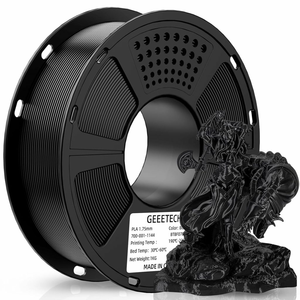 🤴 Geeetech Upgrade PLA Filament 1,75 mm, 3D Drucker PLA Filament,1 kg pro Spule, 1 Spulen,Schwarz13,29€ statt 21,99€ – 4 🔥🚚 Verkauft von Boertong-EU und Versand durch Amazon5,572 Bewertungen: 4.4 / 5.0 ⭐️⭐️⭐️⭐️🛒 zu Amazon https://www.amazon.de/dp/B07MGKYFFP/?th=1&tag=preisfehlerheute-21#038;psc=1&tag=preisfehlerheute-21