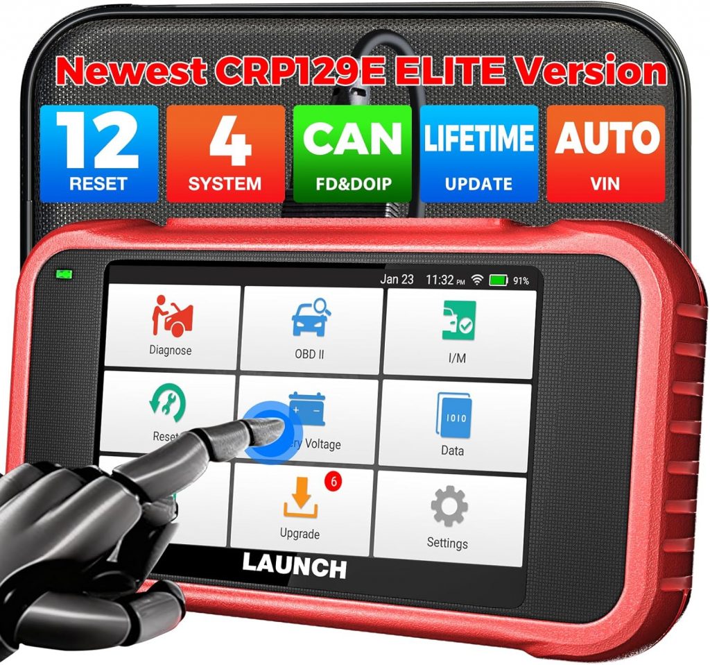 LAUNCH CRP129E V3.0 obd2 Diagnosegerät Auto,KFZ-Codeleser EOBD Tester für ABS/SRS/Motor/Getriebe mit 12 Reset Service für DPF,Öl,EPB,SAS,TPMS,BMS,Drosselklappe regulieren,Injektor Codierung239,16€ statt 299,00€➡️ https://www.amazon.de/dp/B07RMWBXDF/?tag=preisfehlerheute-21