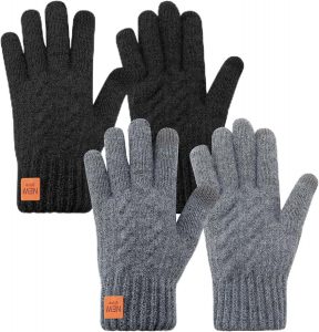 kodinsiivous Warme Winterhandschuhe Strickhandschuhe mit Touchscreen, Weiche Thermohandschuhe mit dickem Fleecefutter für kaltes Wetter im Freien Damen Herren,3.99€ statt 12.99€➡️ https://www.amazon.de/dp/B0FRSNQHL2/?tag=preisfehlerheute-21
