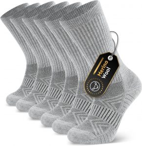 👑 Merino Wandersocken Herren & Damen, Outdoor Socken Trekkingsocken, Merinowolle Sportsocken Laufsocken Sneakersocken f&uuml;r Herren, Damen & Kinder[3 Paar]14,99&euro; statt 15,99&euro; - 7,00 % 🔥🚚 Verkauft von CIRCLE AGILE LIMITED und Versand durch Amazon3,853 Bewertungen: 4.5 / 5.0 ⭐️⭐️⭐️⭐️⭐️🛒 zu Amazon https://www.amazon.de/dp/B0CRYHVWF3/?th=1&amp%3Bpsc=1&amp%3Btag=preisfehlerheute-21&tag=preisfehlerheute-21