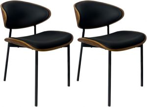 Mondform Esszimmerstühlen Set aus 2, gepolsterte Esszimmerstühle mit Rückenlehne & Holzmaserung, Samtsitzfläche, Metallbeine, Tragkraft 150 kg, geeignet für Esszimmer, Küche und Wohnzimmer101,99€ statt 119,99€➡️ https://www.amazon.de/dp/B0GHWB7JZY/?tag=preisfehlerheute-21