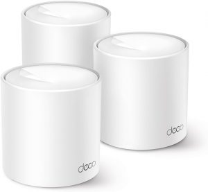 🤴 TP-Link Deco X1500 Mesh WLAN Set (3 Pack), 𝐖𝐢-𝐅𝐢 𝟔 AX1500 Dual Band Router & Repeater, 2X Gigabit Ports f&uuml;r Jede Einheit, f&uuml;r H&auml;user mit 4-5 Schlafzimmern, Umfassender Jugendschutz, WPA392,97&euro; statt 149,00&euro; - 38,00 % 🔥🚚 Verkauft und Versand durch Fydora2,056 Bewertungen: 4.6 / 5.0 ⭐️⭐️⭐️⭐️⭐️🛒 zu Amazon https://www.amazon.de/dp/B0CL573PRH/?th=1&amp%3Bpsc=1&amp%3Btag=preisfehlerheute-21&tag=preisfehlerheute-21