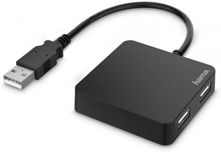 Hama USB Hub 2.0, 4-Fach Adapter (4in1 USB A Hub, Splitter mit 4-Ports, klein & kompakt, großer Buchsenabstand, Bus-Powered, externer USB-Verteiler) schwarz6,29€ statt 7,99€➡️ https://www.amazon.de/dp/B08YRZT1RL/?tag=preisfehlerheute-21