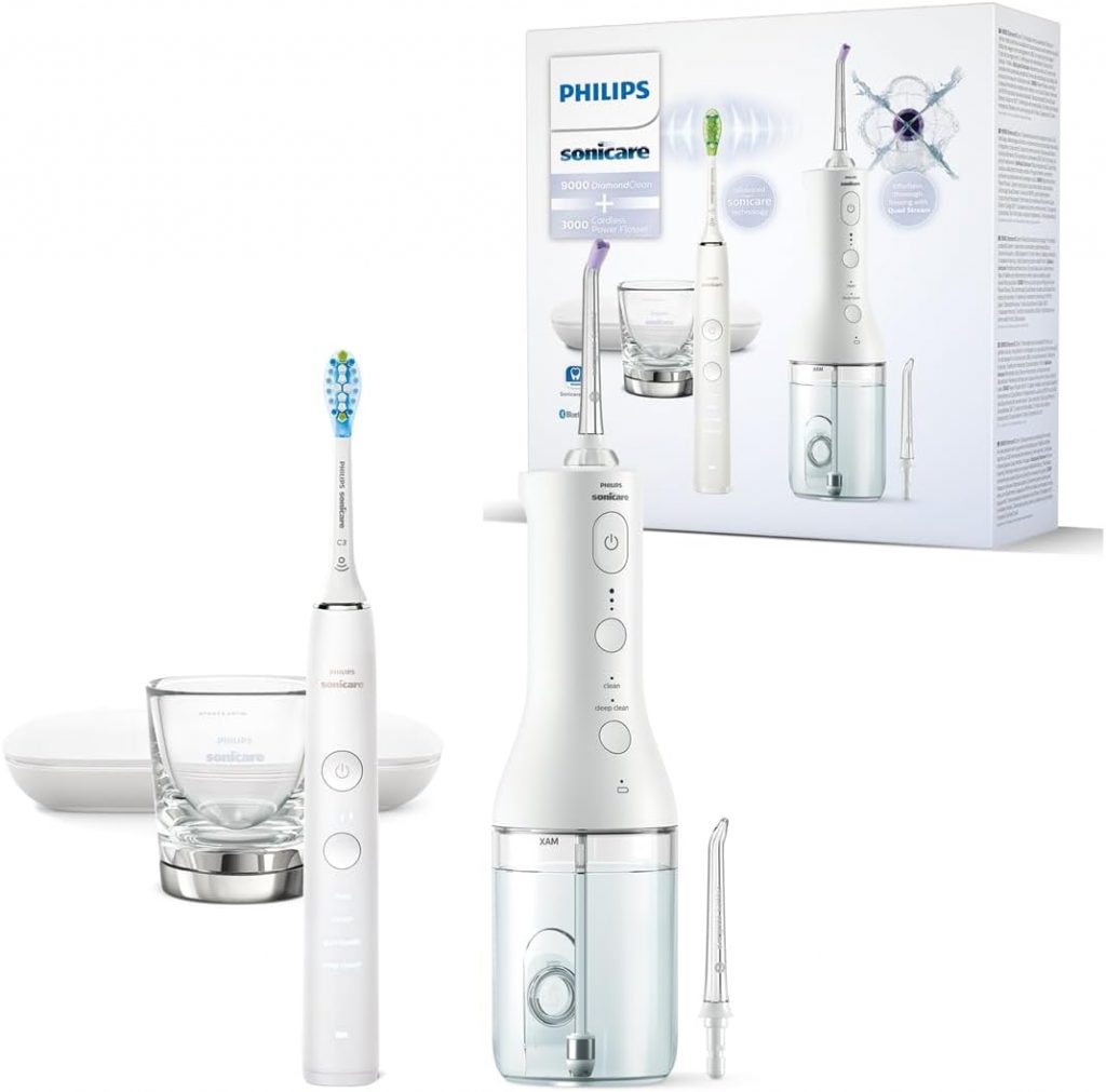 🤴 Philips Sonicare kabellose Power Flosser Munddusche und DiamondClean 9000 elektrische Zahnbürste – Saubere Zähne, sauberes Zahnfleisch und Plaque-Entfernung, Weiß (Modell HX3886/41)226,25€ statt 319,99€ – 3 🔥🚚 Verkauft von Online Oasis Outlet und Versand durch Amazon111 Bewertungen: 4.6 / 5.0 ⭐️⭐️⭐️⭐️⭐️🛒 zu Amazon https://www.amazon.de/dp/B0D4WSKT76/?th=1&tag=preisfehlerheute-21#038;psc=1&tag=preisfehlerheute-21