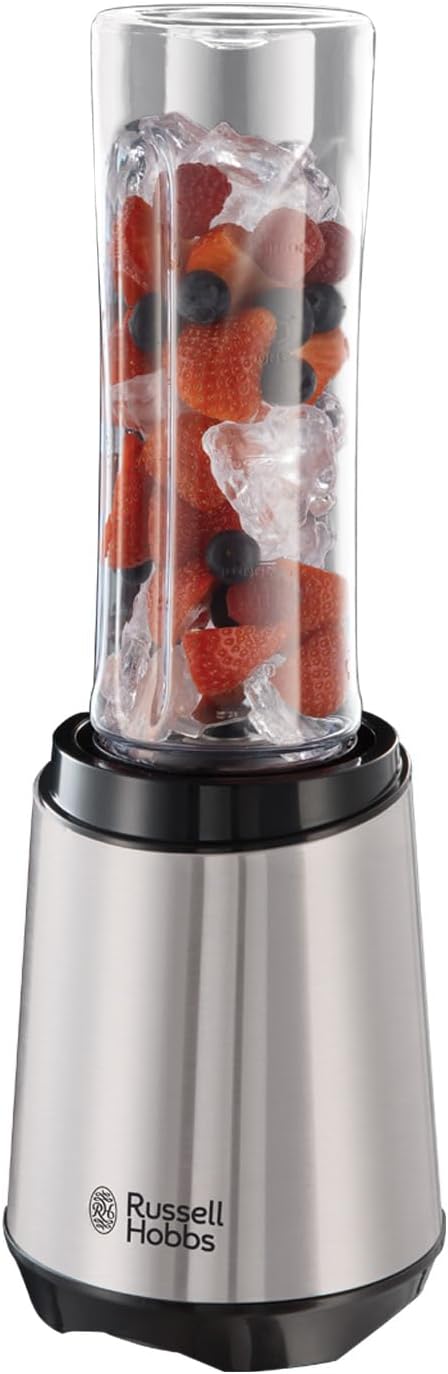 Russell Hobbs Mixer - Standmixer & Smoothie Maker to go [23.500 U/min Power-Motor] inkl. 1x Mixbehälter 600ml (BPA-frei, spülmaschinen- & bruchfest inkl. Deckel) Zerkleinerer, Edelstahl, 23472-5622,35€ statt 37,99€➡️ https://www.amazon.de/dp/B0CBSB6PZL/?tag=preisfehlerheute-21
