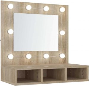 vidaXL Spiegelschrank mit LED Stauraum Kosmetikspiegel Schminkspiegel H&auml;ngeschrank Wandschrank Schrank Spiegel Schlafzimmer Sonoma-Eiche 60x31,5x62cm37.99&euro; ➡️ https://www.amazon.de/dp/B0BGKWHS1J/?tag=preisfehlerheute-21