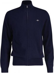 Gant Herren Extrafine Lambswool Zip Cardigan Strickjacke, Marine, M EU55,78&euro; statt 130,00&euro;➡️ https://www.amazon.de/dp/B0CRL5GYPC/?tag=preisfehlerheute-21